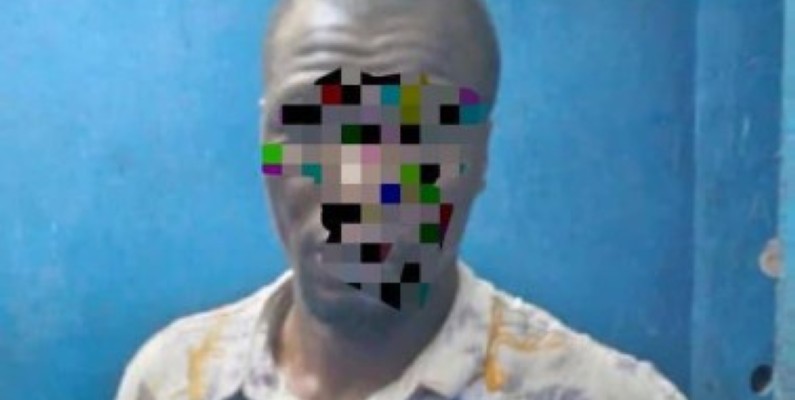 Le faux héritier épinglé par la police. (Ph: Dr)