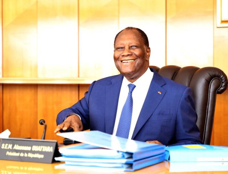 Le président Alassane Ouattara