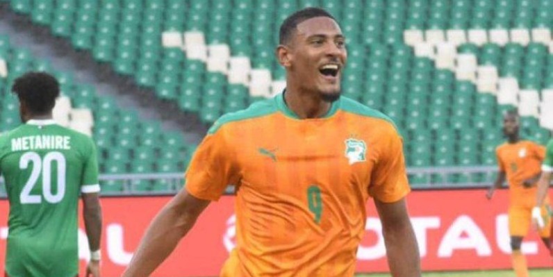 Sébastien Haller, attaquant des Eléphants. (Dr)
