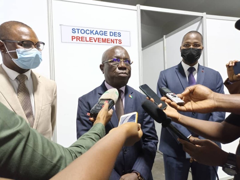 Le directeur de cabinet du ministre de la santé, Aka Koffi Charles. (Ph:Dr)