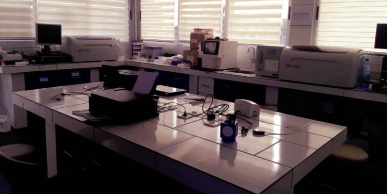 Le laboratoire du Centre médico-social PMA dédié aux prélèvements. (DR)


