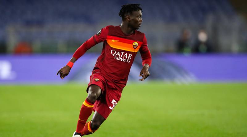 Ebrima Darboe le migrant gambien devenu footballeur a l'AS Roma (Ph: Dicodusport )