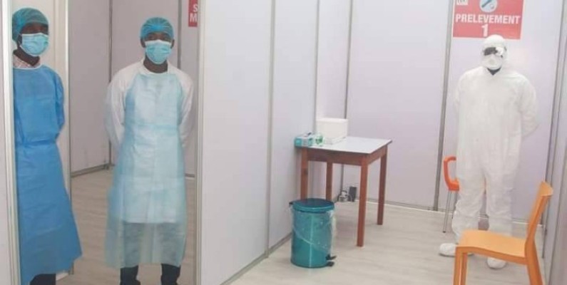 Un centre de vaccination contre le covid-19. (DR)