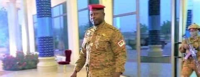 Le Lt-Colonel Paul-Henri Damiba, nouveau président du Faso