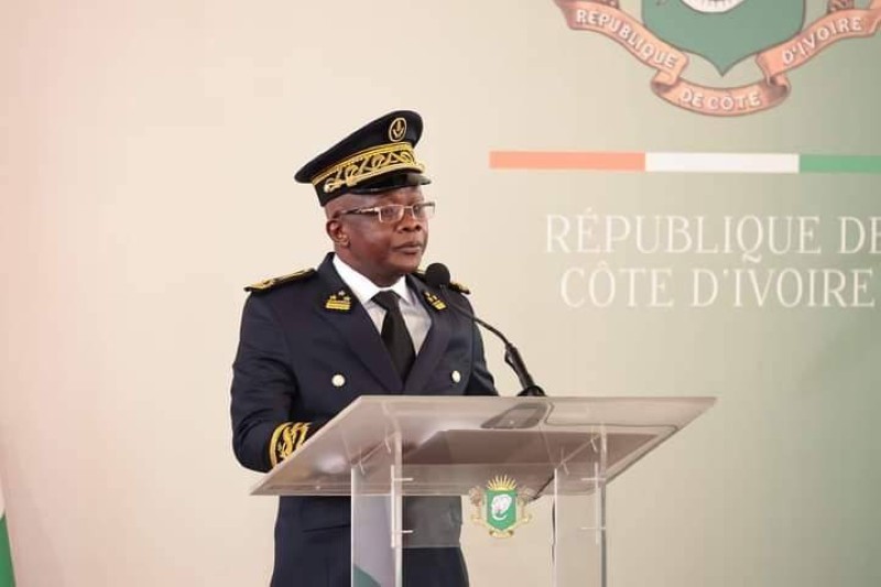 Le préfet Ibrahima Cissé, préfet hors grade, préfet de la région du Guémon, était le porte-parole des préfets de région et des élus des collectivités décentralisées. (Ph: Dr)