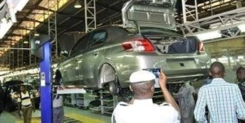 Une unité d'assemblage de véhicules made in Nigeria. (DR)
