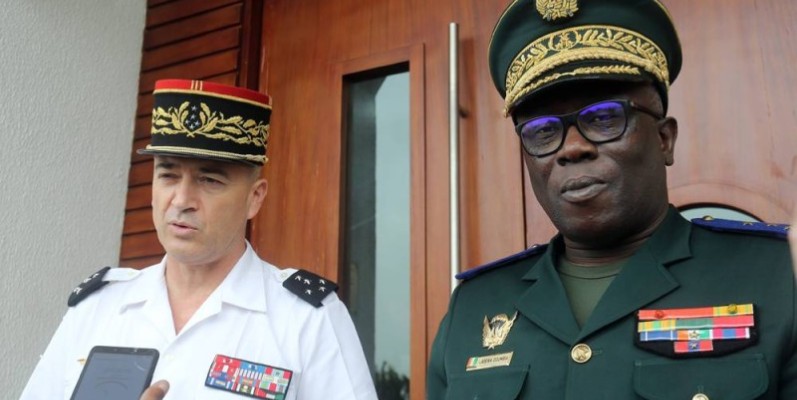 Les chefs d’état-majors des armées de France et de Côte d'Ivoire ont échangé ce lundi 7 février. (Ph: Sébastien Kouassi)