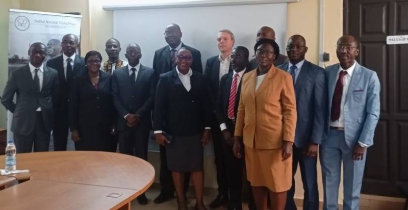 Le directeur et les enseignants de l'Inp-HB. (Ph: Dr)