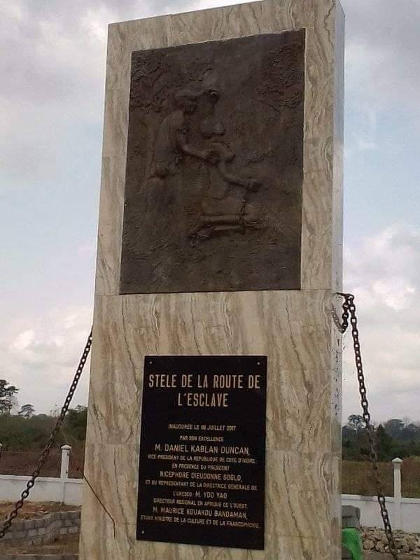 Stèle de la route de l'esclavage