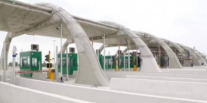 Une vue du poste à péage de Grand-Bassam qui attend d'être inauguré. (Dr) 