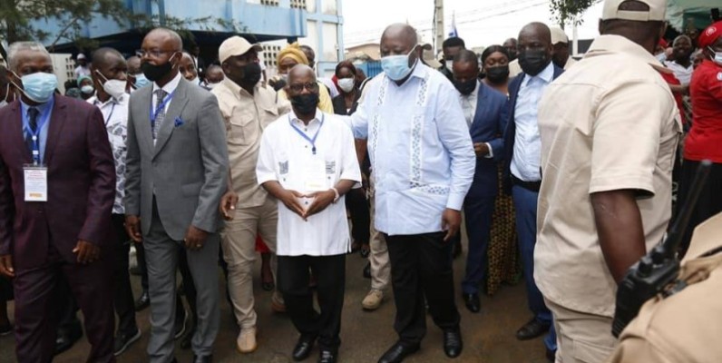 Laurent Gbagbo et Révérend Dr Dion Yayé Robert