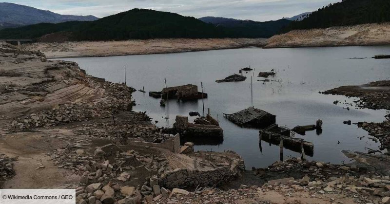 Espagne, un village englouti depuis 29 ans émerge des eaux