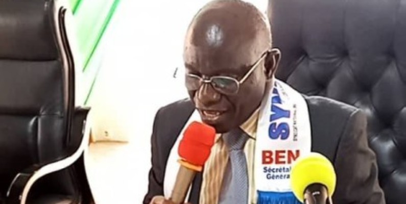 Koudou Edi Salomon, secrétaire général du Syninfci. (Ph: Dr)