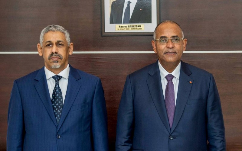 Le Dg de la BADEA, Sidi Ould Tah et le PM Patrick Achi
