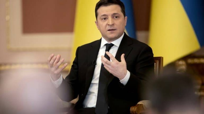 Le President ukrainien Volodymyr-Zelensky