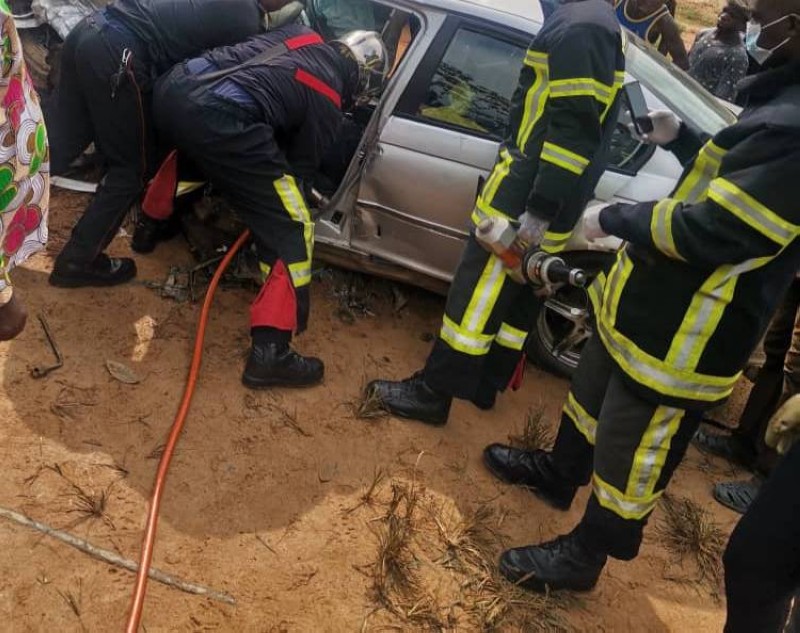 Cet accident n'a fait aucune perte en vie humaine. (Ph: Gspm)