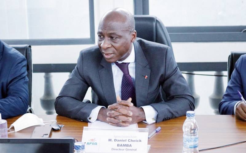 Le directeur général de l'Afor, Bamba Cheick Daniel. (Ph: Dr)