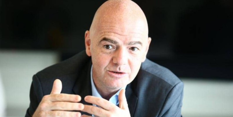Le président de la Fifa, Giovanni Infantino. (Ph: Dr)