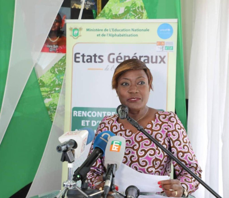 La Ministre de l’Éducation nationale et de l'Alphabétisation, Mariatou Koné. (Ph:Dr)