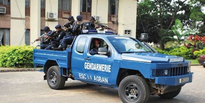 Un véhicule de la gendarmerie. (Ph: Dr)