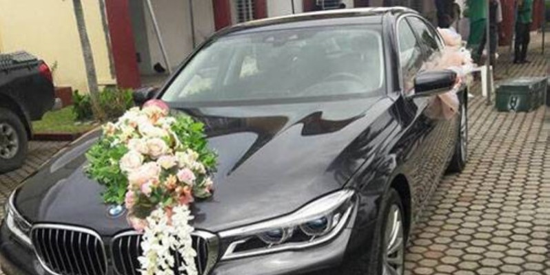 La voiture des mariés. (DR)