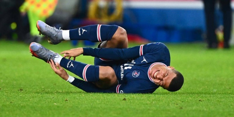 L’international Kylian Mbappé a eu un choc lors de l'entraînement. (DR)