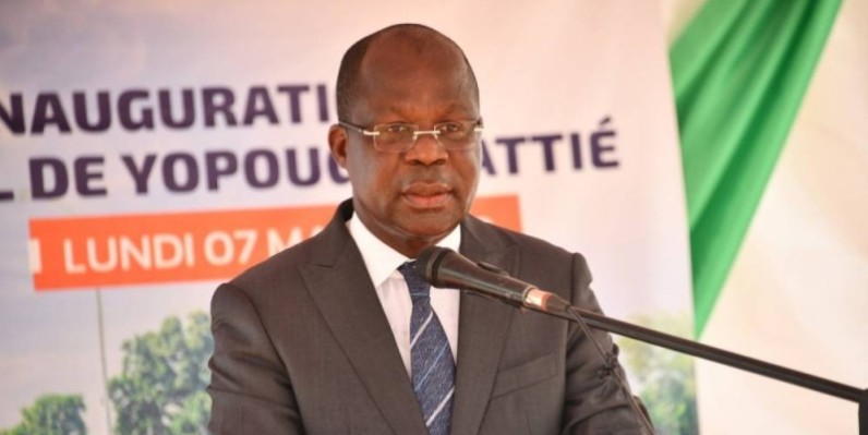 Le ministre de la Santé, Dimba Pierre. (Ph: Dr)