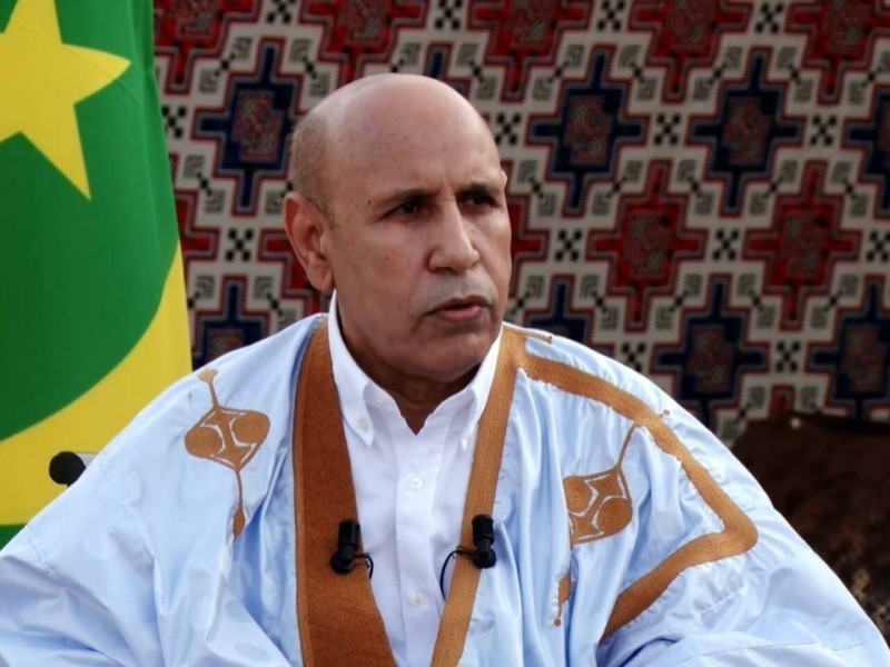 Le Président mauritanien, Mohamed Ould Ghazouani