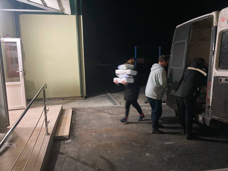L'arrivée de l'aide d'Hwpl pour l'Ukraine (DR)