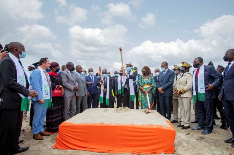 Lancement des travaux par le Premier ministre et les autorités municipales (DR)