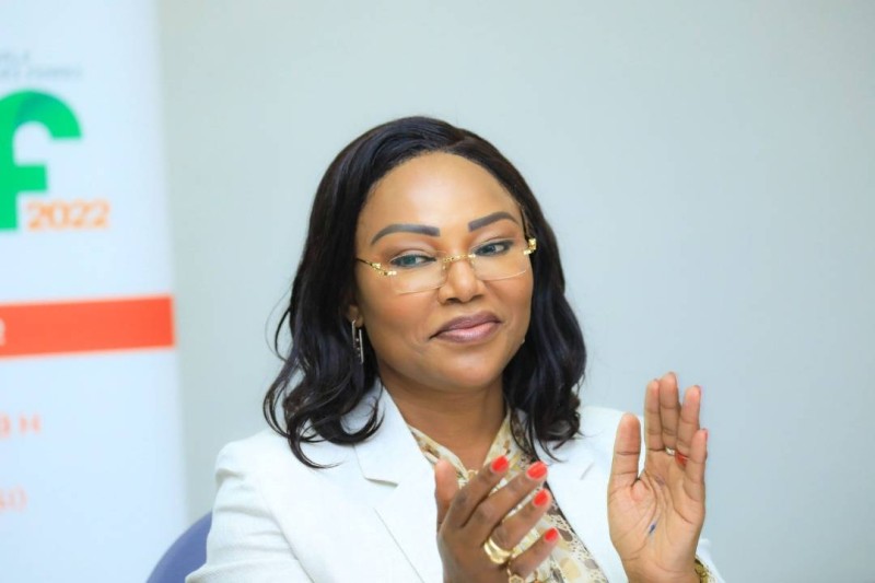 Nassénéba Touré, Ministre de la Femme, de la famille et de l'Enfant. (Ph:Dr)