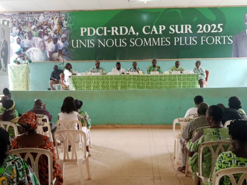 La rencontre des militants du Pdci à Abengourou