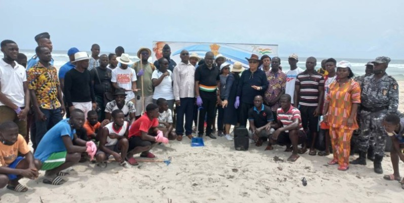 L'ambassadeur de l'Inde était sur l'une des plages d'Assinie. (Ph: Dr)