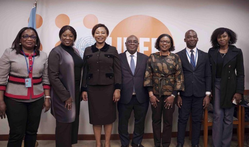 La délégation ivoirienne avec Diene Keita. (Ph:Dr)