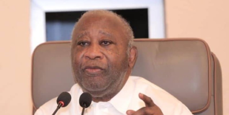 Laurent Gbagbo à Songon ce samedi. (Ph: Ppa-Ci)