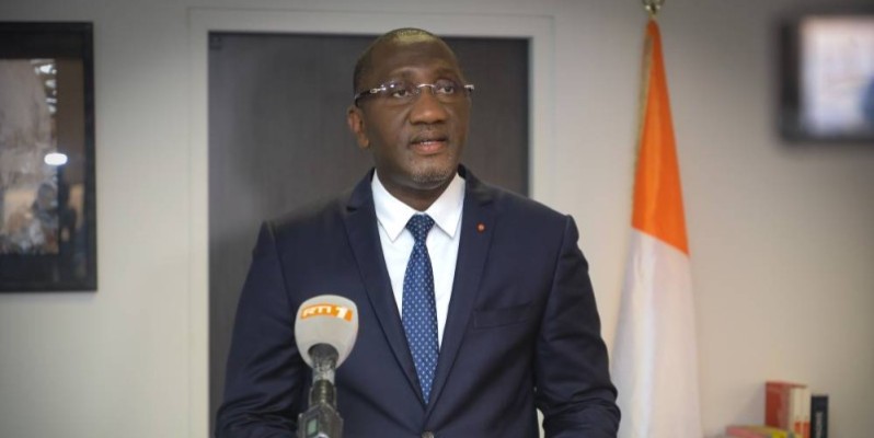 Souleymane Diarrassouba, ministre du Commerce et de l'Industrie (Dr).