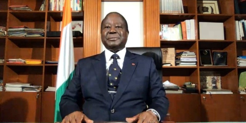 Henri Konan Bédié, président du Pdci-Rda. (Ph: Dr)