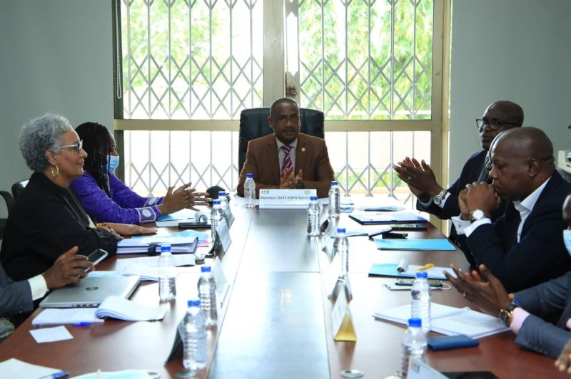 Cette séance de passage de service a été présidée par le chef de cabinet du ministre délégué, chargé de l'Intégration africaine. (Ph: Dr)