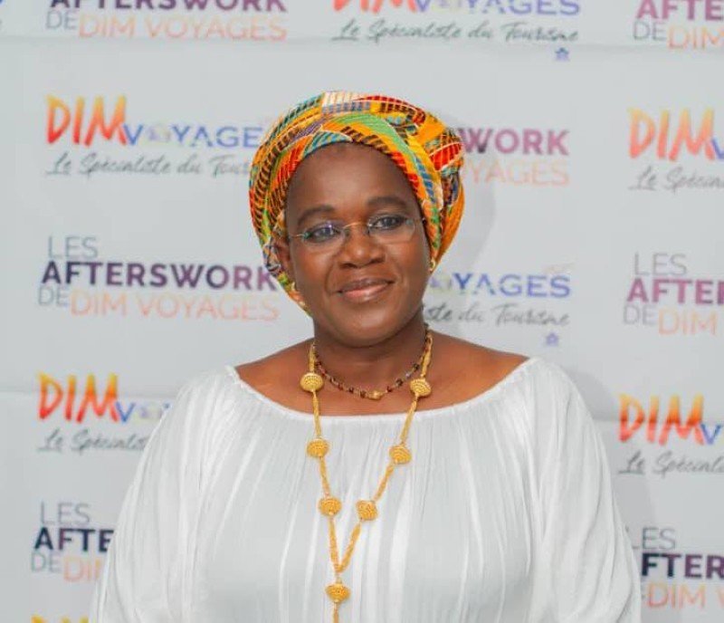 Mme Gbanet-Ablé , Pdg de Dim Voyages