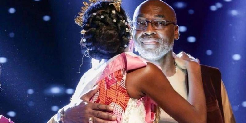La miss monde Afrique et son père. (DR)