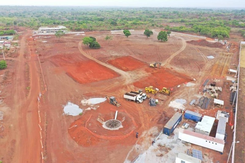 Les travaux du nouveau Chr de Katiola ont démarré. (Ph: Dr)