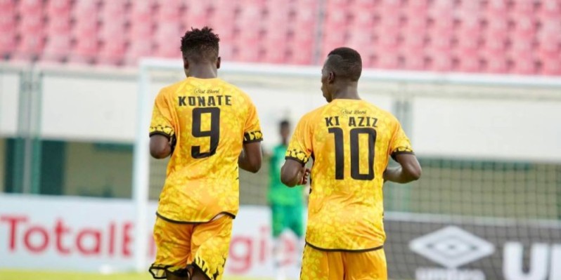 Konaté et Aziz ont inscrit deux des trois buts de l'Asec. (Ph: Dr)