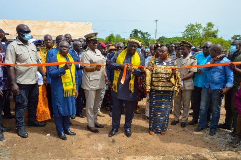 Le centre de santé rural de Grogro a été inauguré par le ministre d'Etat, ministre de l'Agriculture et du Développement rural. (Ph: Dr)