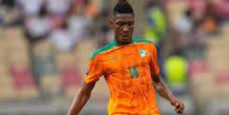 Déli Simon lors de la Can 2021 au Cameroun