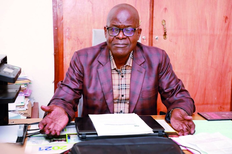 Yao Koffi Bertin, maire résidant. (Ph: Honoré Bosson)