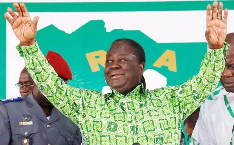 Henri Konan Bédié, président du Pdci-Rda. (Dr)