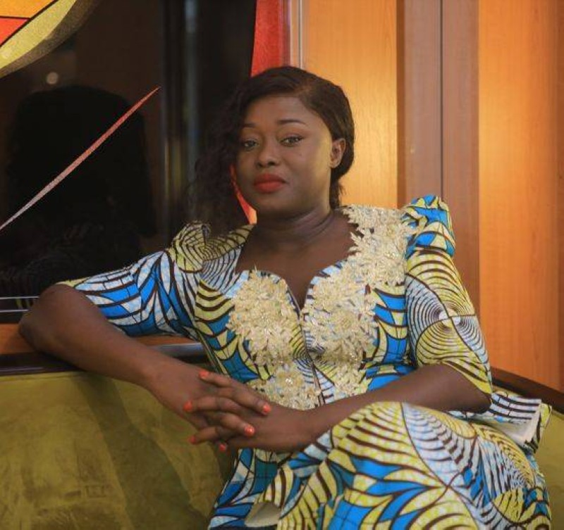 Fleur  Aké MBo Esther, candidate à la présidence de la Ligue des femmes du Ppa-CI. (Dr)