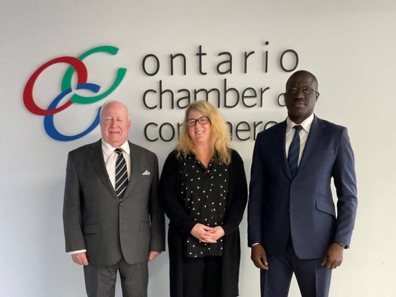  SEM Bafétigué Ouattara à la Chambre du commerce de l'Ontario
