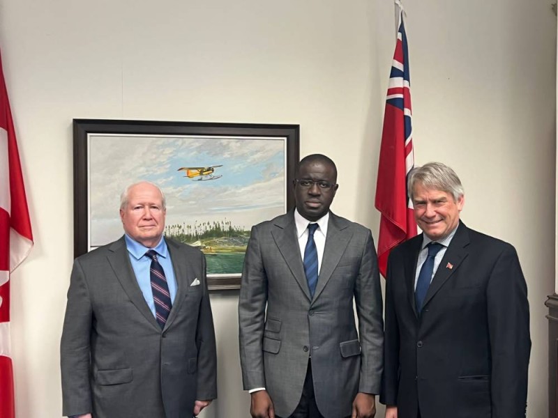 SEM Bafétigué Ouattara vend la destination Côte d'Ivoire à l'Ontario