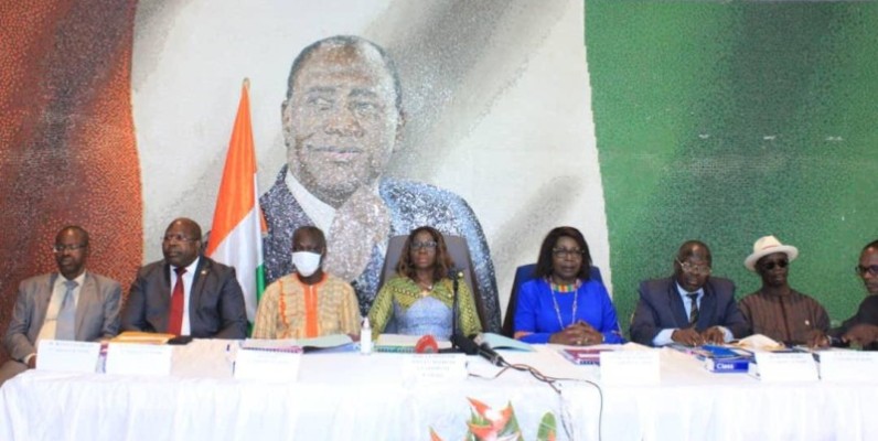 Tous les adjoints au maire Kandia Camara, étaient présents. (DR)